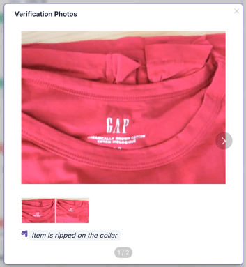 damaged description and details